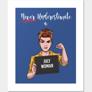 July Woman Posters and Art